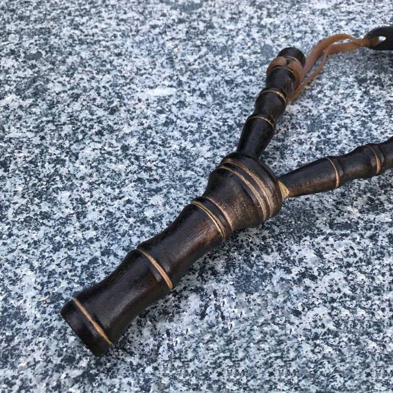 Bamboo Wooden Slingshot Toy for Outdoor Fun