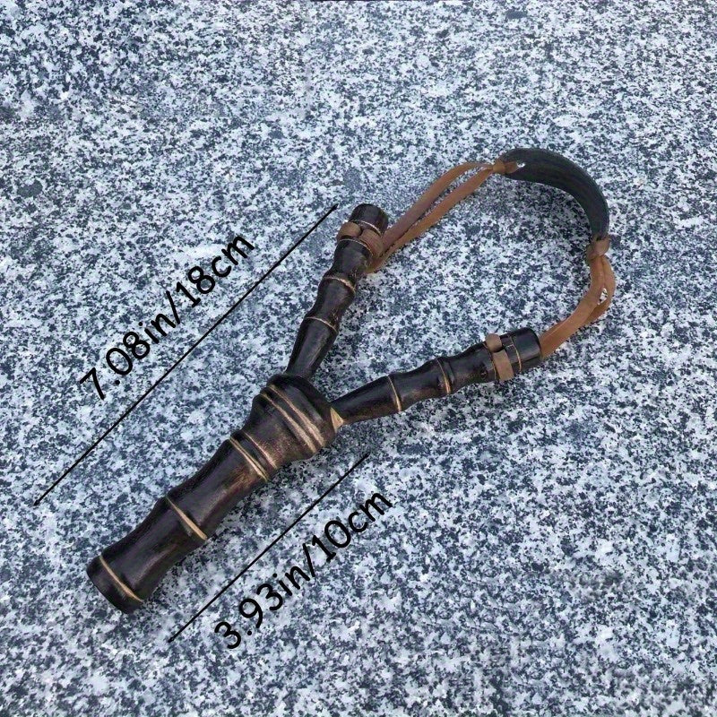 Bamboo Wooden Slingshot Toy for Outdoor Fun