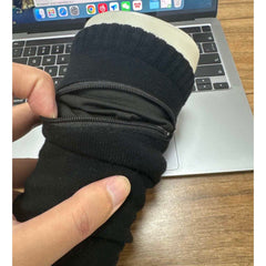 Security Socks With Zipper Pocket Sport Crew Socks