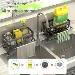 Kitchen Storage Rack Wall-mounted Rag Rack Sponge Storage Rack