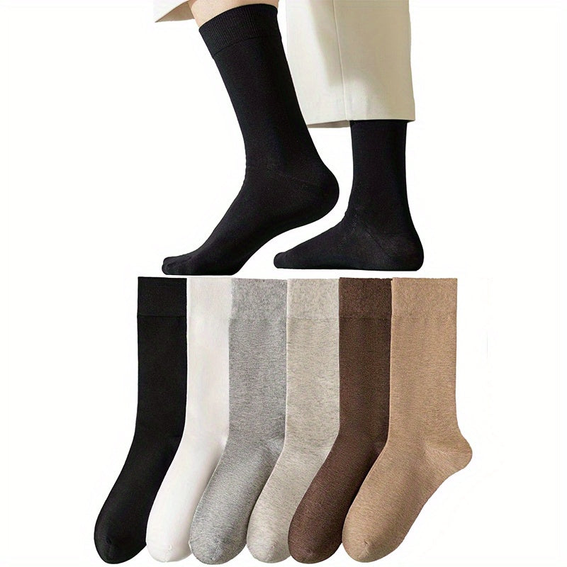 6 Pairs Men's Sweat Absorbing Anti Slip Sports Socks