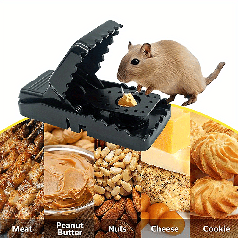 6pcs High Sensitivity Mouse Trap Clips, Fully Automatic, No Mouse Harassment