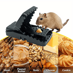 6pcs High Sensitivity Mouse Trap Clips, Fully Automatic, No Mouse Harassment