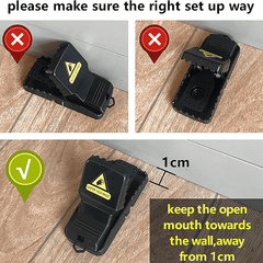 6pcs High Sensitivity Mouse Trap Clips, Fully Automatic, No Mouse Harassment