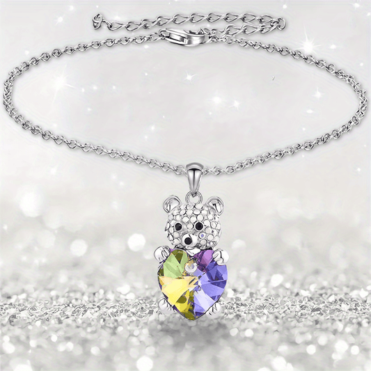 Colorful Little Bear Pendant Bracelet - Party Jewelry Christmas Gift