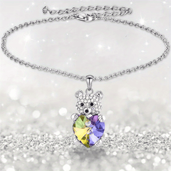 Colorful Little Bear Pendant Bracelet - Party Jewelry Christmas Gift