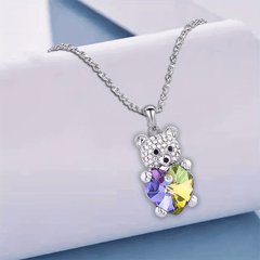 Colorful Little Bear Pendant Bracelet - Party Jewelry Christmas Gift