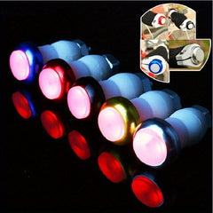 Safety Cycling Bike Turn Signal Handle Bar End Plug LED Red Light Lamp XR Hot