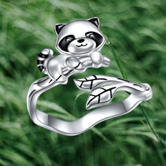 Creative Raccoon Animal Ring Party Jewelry Gift