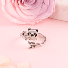 Creative Raccoon Animal Ring Party Jewelry Gift