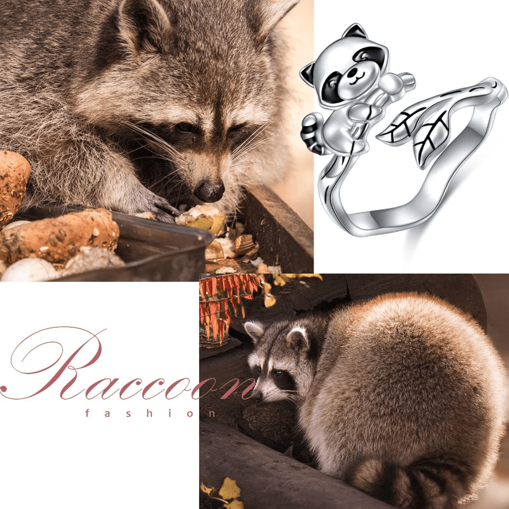 Creative Raccoon Animal Ring Party Jewelry Gift