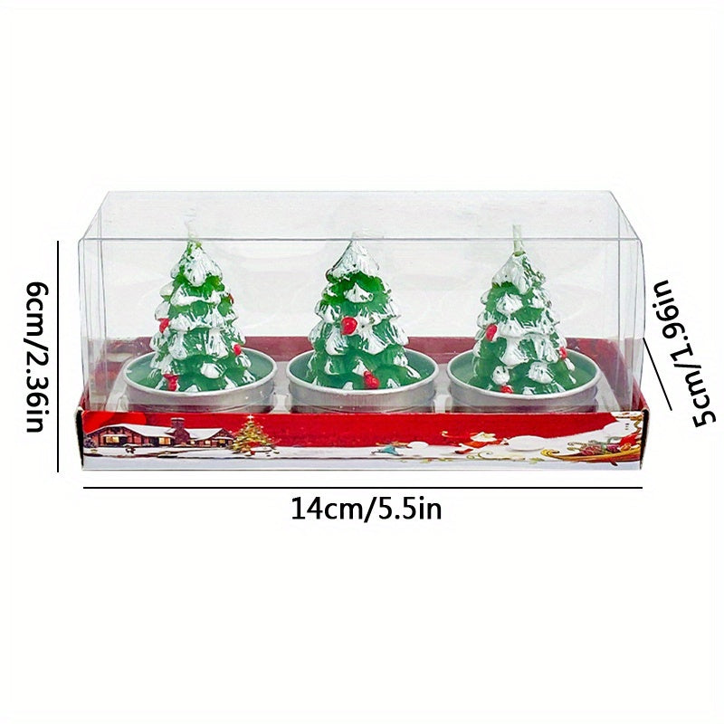 9pcs Christmas Candle Set Santa Claus Snowman Romantic Decoration