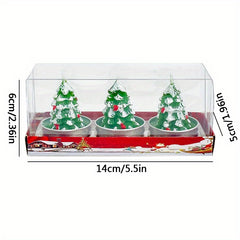 9pcs Christmas Candle Set Santa Claus Snowman Romantic Decoration