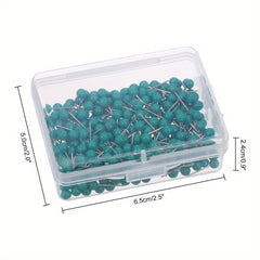 500 Map Pins Small Size Green 1/8 Inch