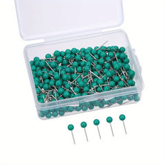 500 Map Pins Small Size Green 1/8 Inch