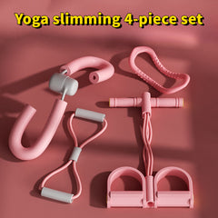 5pcs Yoga Equipment Set with Ring, Rope, Pedal Puller, Leg Clip, Tension Band
