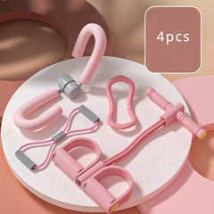 5pcs Yoga Equipment Set with Ring, Rope, Pedal Puller, Leg Clip, Tension Band