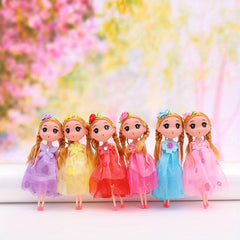 2pcs Cartoon Doll Keychain Keyring Bag Pendant Ornament Gift