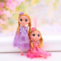 2pcs Cartoon Doll Keychain Keyring Bag Pendant Ornament Gift