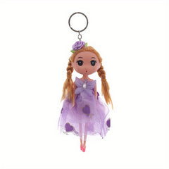 2pcs Cartoon Doll Keychain Keyring Bag Pendant Ornament Gift
