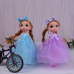2pcs Cartoon Doll Pendant Keychain Bag Ornament Gift