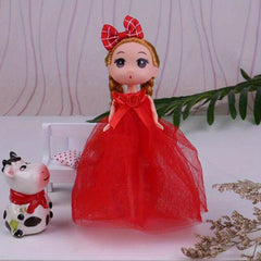 2pcs Cartoon Doll Pendant Keychain Bag Ornament Gift