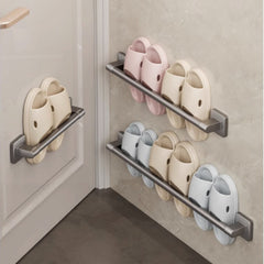 Corner Hanging Slippers Hook Rack Metal Storage Organizer