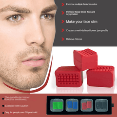 2pcs Silicone Jaw Trainer For Facial Training And Neck Exercise