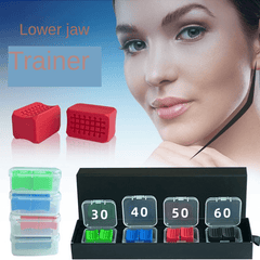 2pcs Silicone Jaw Trainer For Facial Training And Neck Exercise