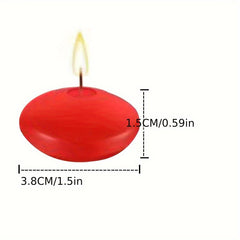 Round Floating Candles for Weddings, Pool Party - Odorless