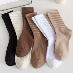 6 Pairs Breathable & Stylish Socks for Sports & Casual Wear