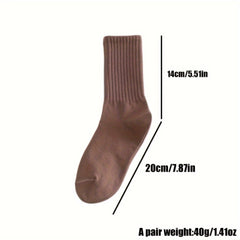 6 Pairs Breathable & Stylish Socks for Sports & Casual Wear