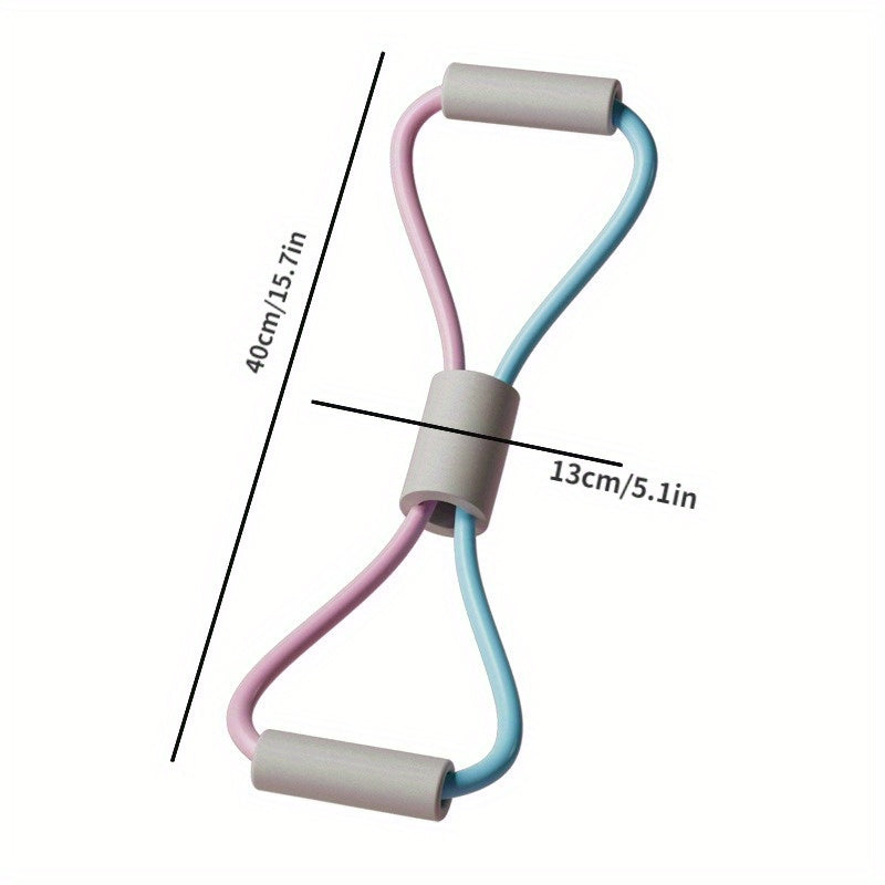 TPE 8 Shaped Yoga Tension Belt Resistance Rope for Arm Strength Training