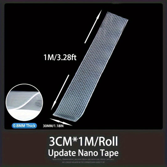 Double Sided Nano Tape Waterproof Wall Stickers Reusable Heat Resistant