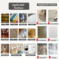 Double Sided Nano Tape Waterproof Wall Stickers Reusable Heat Resistant