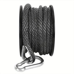 2in 50ft Double Braided Nylon Boat Anchor Rope Dock Rope