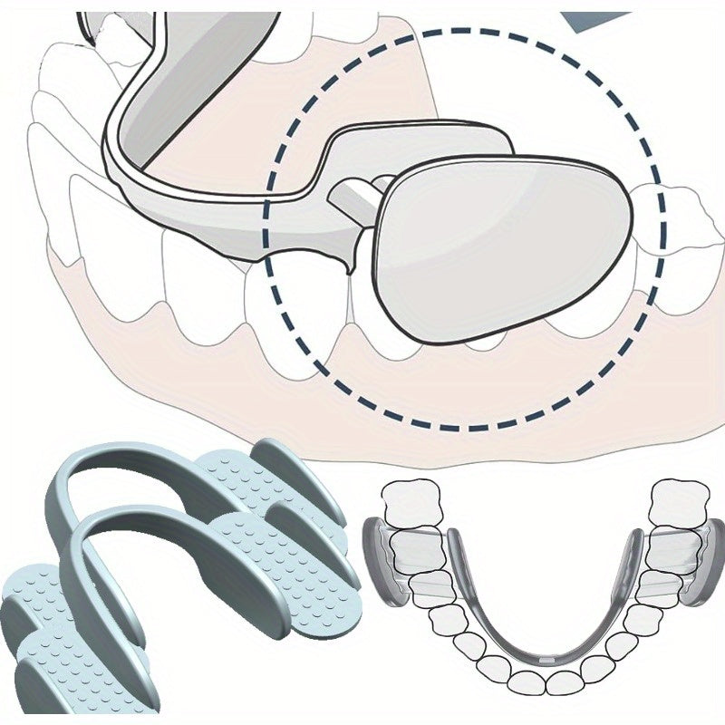 2Pcs Mouthguard Set for Grinding Teeth - Prevents Sleep Grinding & Clenching