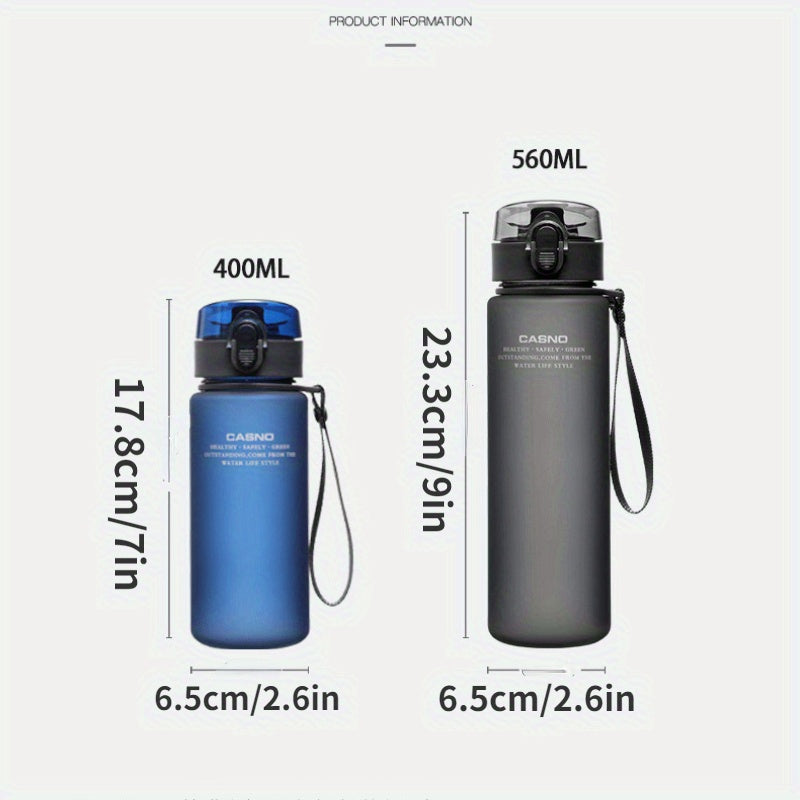 400ml 560ml Plastic Portable Water Cup 13 53oz 18 94oz Frosted Water Bottle