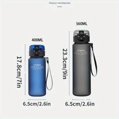 400ml 560ml Plastic Portable Water Cup 13 53oz 18 94oz Frosted Water Bottle