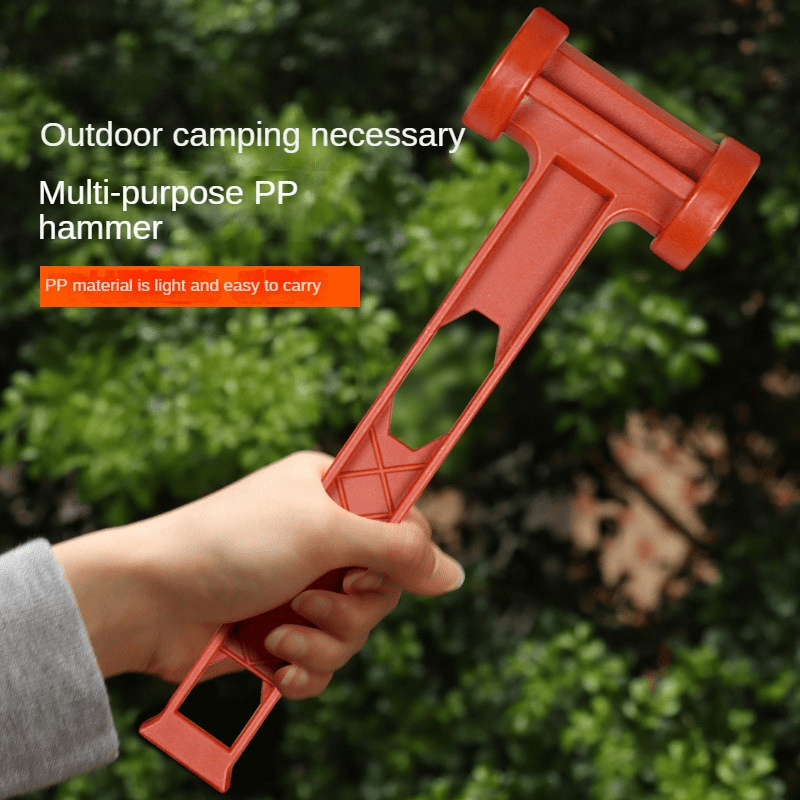 1pc Multifunctional PP Plastic Camping Hammer Tent Pegs Hammer