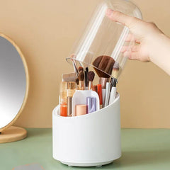 360 Rotatable Makeup Brush Holder Cosmetic Storage Rack