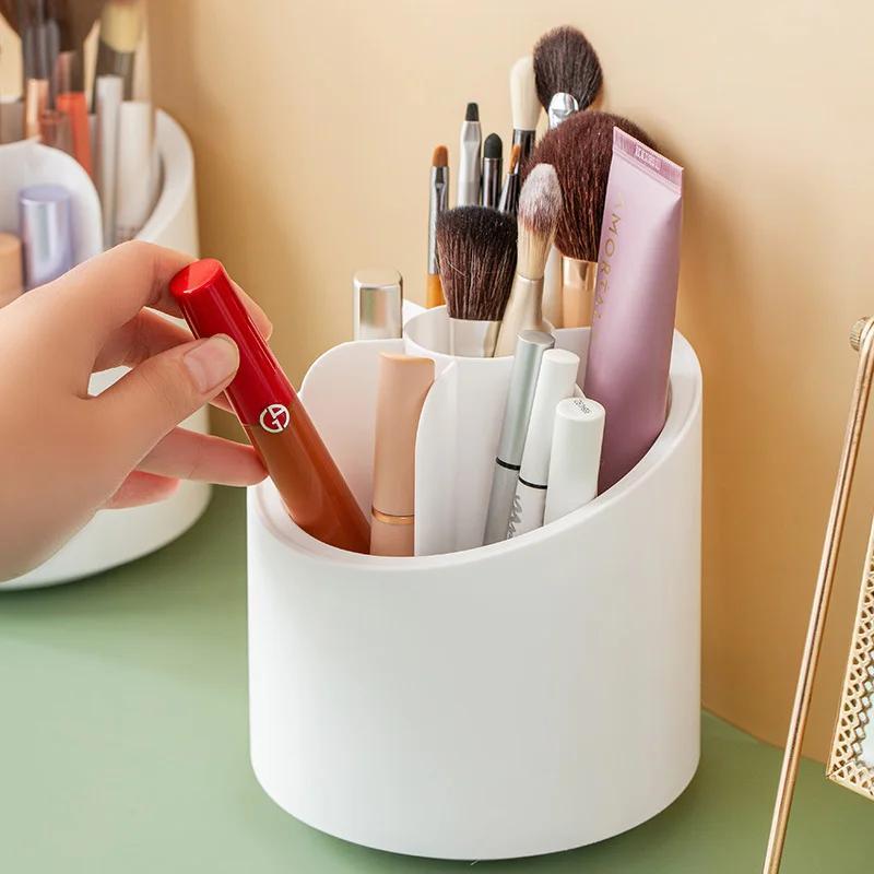 360 Rotatable Makeup Brush Holder Cosmetic Storage Rack