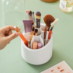 360 Rotatable Makeup Brush Holder Cosmetic Storage Rack