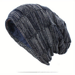 Women's Fleece Lined Warm Knitted Beanie Hat