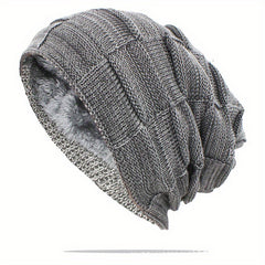 Women's Fleece Lined Warm Knitted Beanie Hat