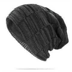 Women's Fleece Lined Warm Knitted Beanie Hat