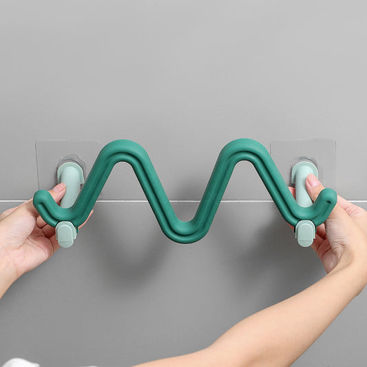 Corner Hanging Slippers Hook Rack Slipper Drain Rack Space Saving Organizer