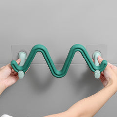 Corner Hanging Slippers Hook Rack Slipper Drain Rack Space Saving Organizer