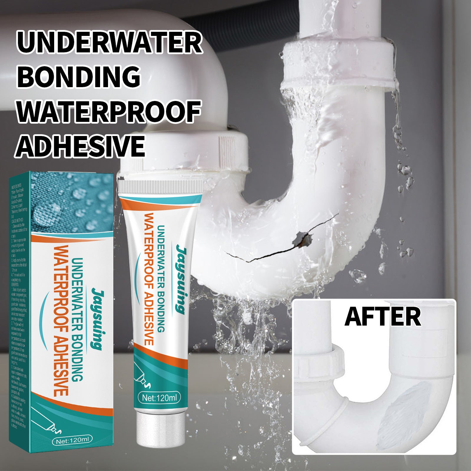 Underwater Adhesive Waterproof Sealant for Fish Tank Glass Wooden