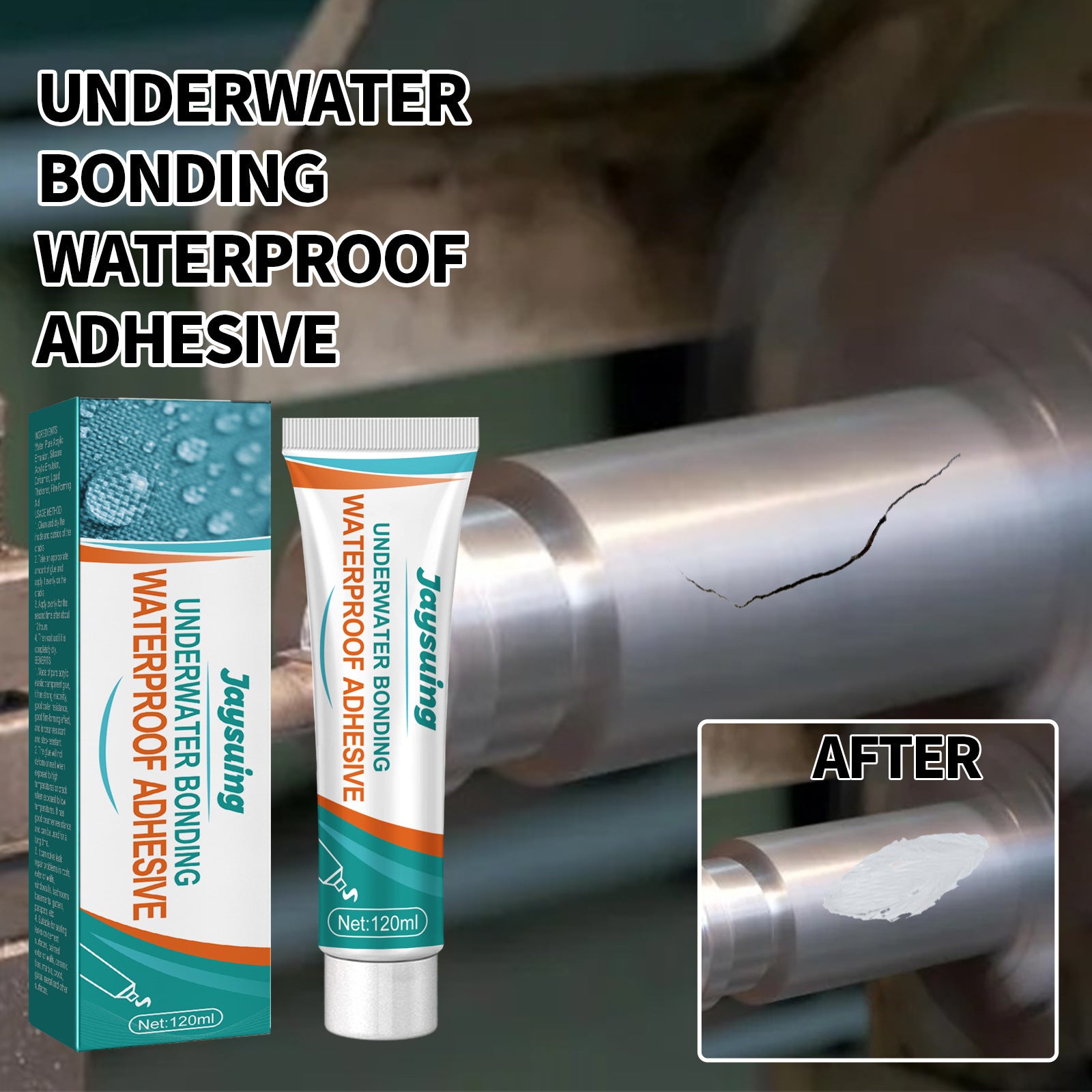 Underwater Adhesive Waterproof Sealant for Fish Tank Glass Wooden